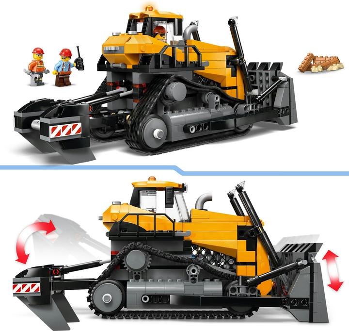 Actual product image LEGO Gelber Bulldozer mit Frontlader (60466, LEGO City)