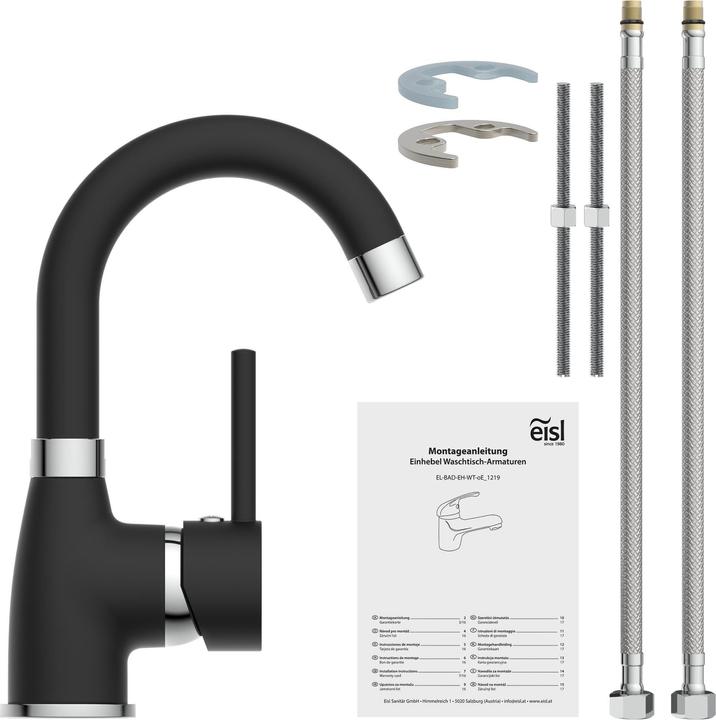 Produktbild Eisl Futura Mischung Tap Washbe, Black-Chrome (NI075Futbcr)