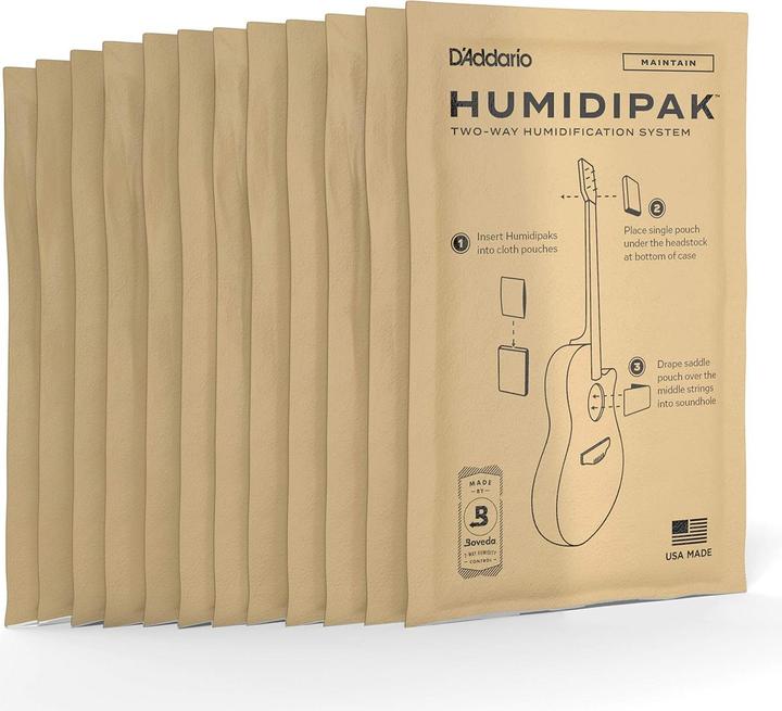 Actual product image D'Addario Humidipak Refill 12-Pack