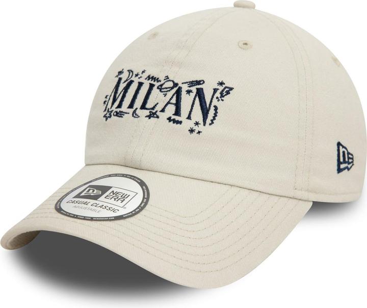 New Era 9Twenty Adjustable Cap - SCRIBBLE AC Mailand beige