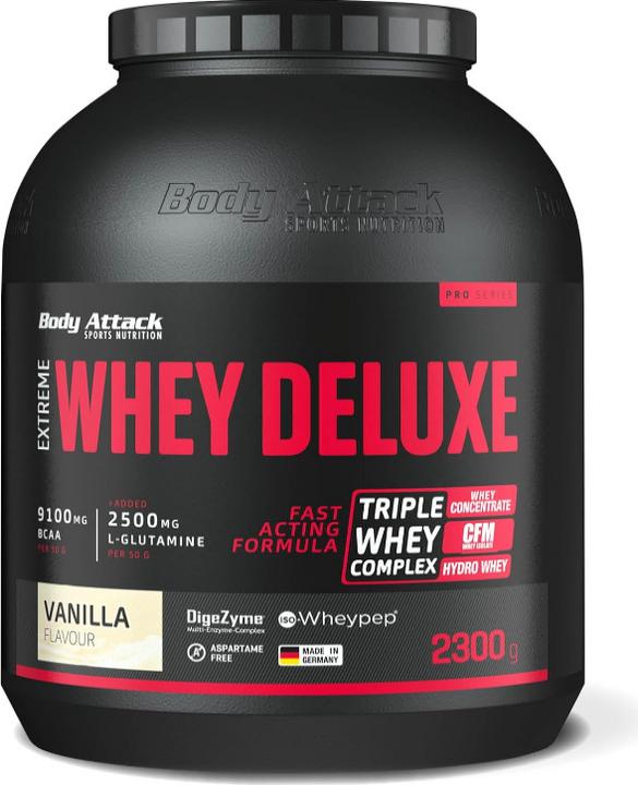 Produktbild Body Attack Extreme Whey Deluxe (Vanille, 1 Stk., 2300 g)