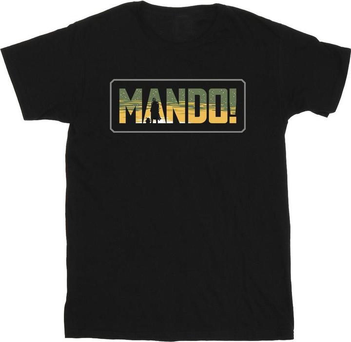 Image du produit Star Wars - T-shirt THE MANDALORIAN MANDO CUTOUT - Homme (3XL)