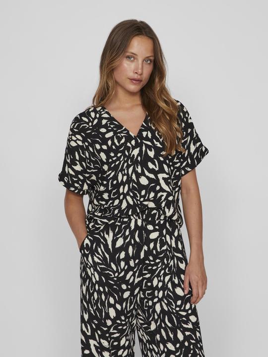 Actual product image Vila V-neck top with short sleeves (XS)