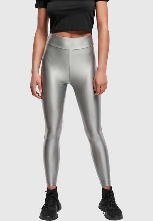 Urban Classics Ladies Highwaist Shiny Metallic Leggings - 12470