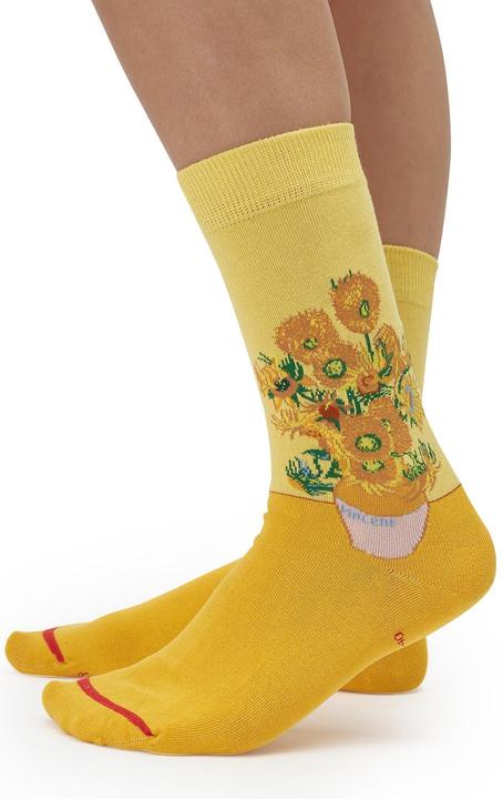 Image du produit MuseARTa Chaussettes Vincent van Gogh - Tournesols (Une unité par pack, 36 - 40)