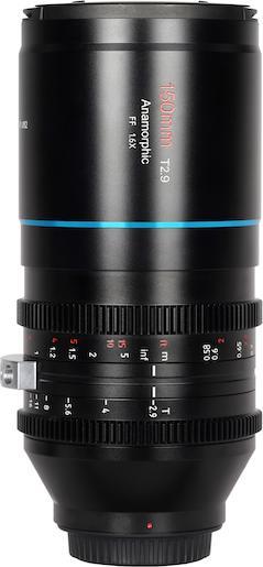 Actual product image Sirui Venus E150 150mm T2.9 1.6x Full-Frame Anamorphic lens(E mount) (full size)