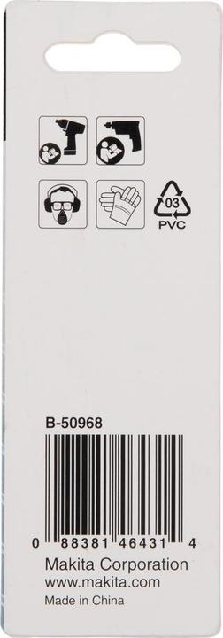 Actual product image Makita Punta metallo HSS-TiN con codolo esagonale 1/4" (5, 50 mm)