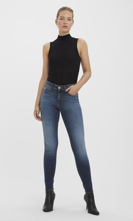 Produktbild Vero Moda VMLUX Slim Mid Rise Jeans (32)
