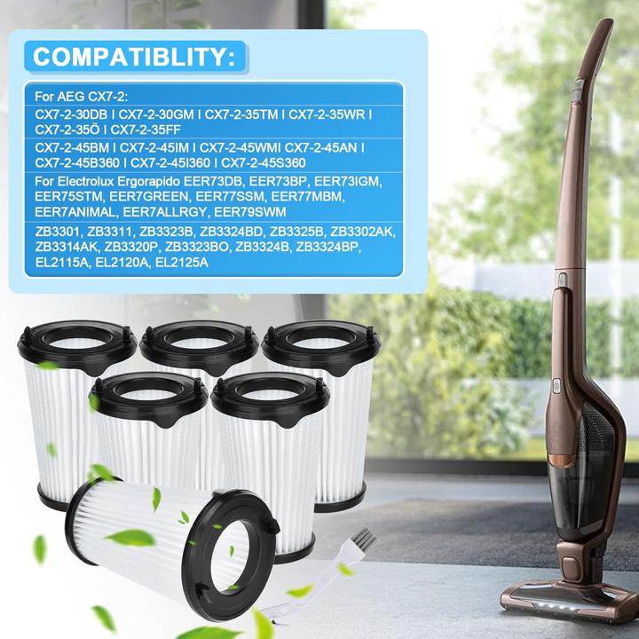 Actual product image Plutoos 4er-Set Ersatzfilter für AEG CX7-2 & QX8 Ergorapido