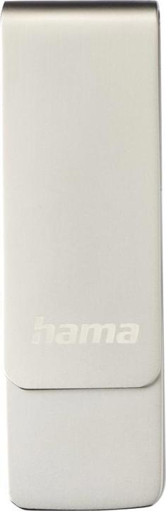 Produktbild Hama USB-Stick Rotate Pro, USB 3.0, 128GB, 90MB/s, Silber (128 GB, USB 3.0)