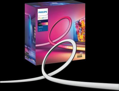 Actual product image Philips Hue Play Gradient Lightstrip 55" (RGBW, 216.50 cm, Indoor)