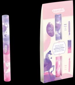 Produktbild Namaki Bio Doppel-Haar-Mascara 9ml, violett & pink (Wimpernrollen)