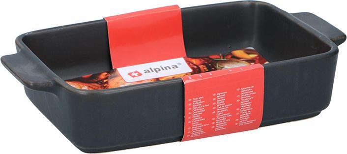 Image du produit alpina - Keramik-Auflaufform 24,5x14x5 cm 830 ml (schwarz)