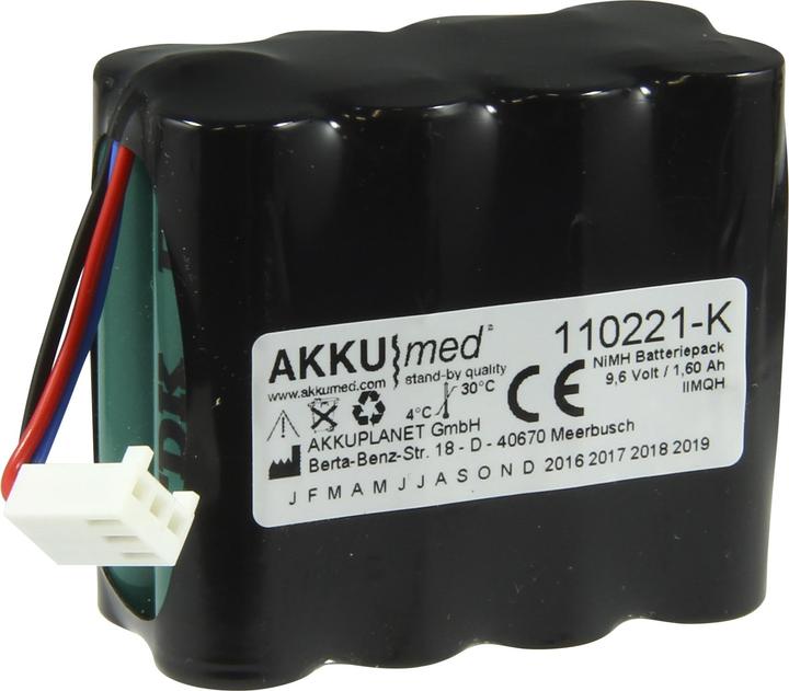 XCell NiMH Akku passend für BCI Capnocheck CO², SPO², 3303, AD700 - Typ 8200(9714) (1 Stk., 1600 mAh, Akku)