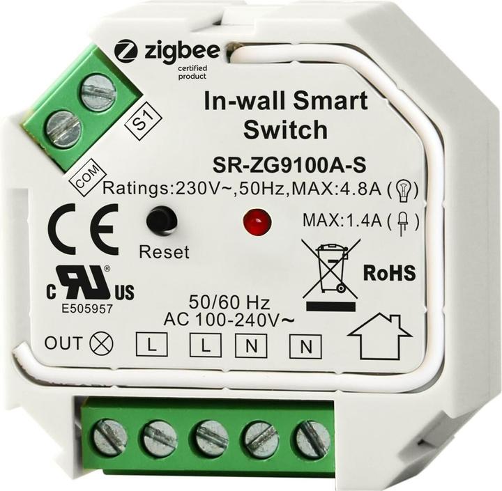 Image du produit Sunricher Acteur de commutation radio ZigBee 3.0 400 W Single Line (Actionneur de commutation)