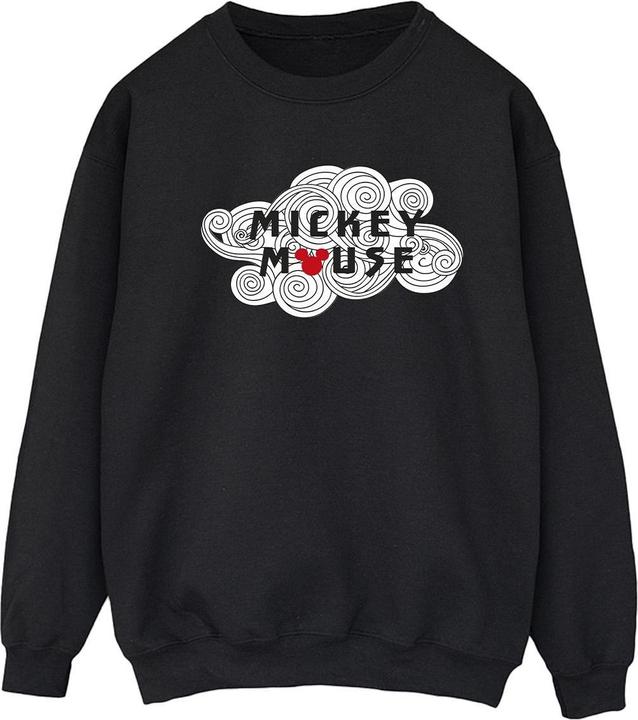 Disney Mickey Mouse Swirl Logo Sweatshirt