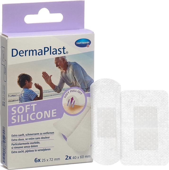 Actual product image DermaPlast Soft Silicone Strips (8 x)