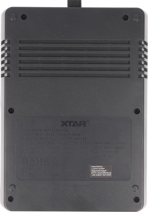 Produktbild Xtar VC4SL (1 Stk., 14500, 16340, 18500, 18650, 21700, 26650, AAA, AA, Akku)