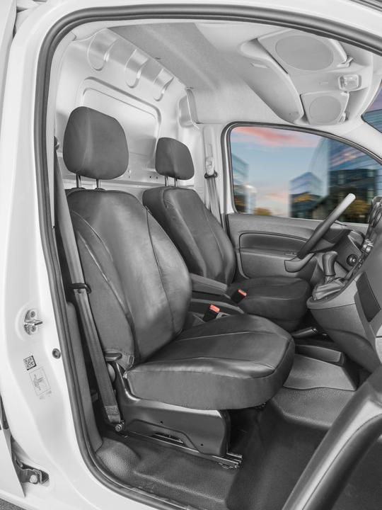 Produktbild Walser Sitzbezüge für Ford Transit Courier zwei Einzelsitze vorne aus Kunstleder BJ 2014 - heute
