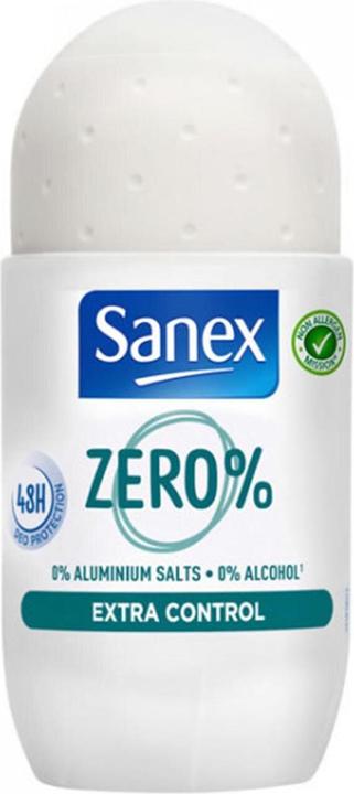 Produktbild Sanex Zero Extra Control Deodorant Roll On 50ml (Roll-on, 50 ml)
