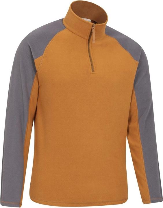 Actual product image Mountain Warehouse Mens Ashbourne II Half Zip Fleece Top (XL)