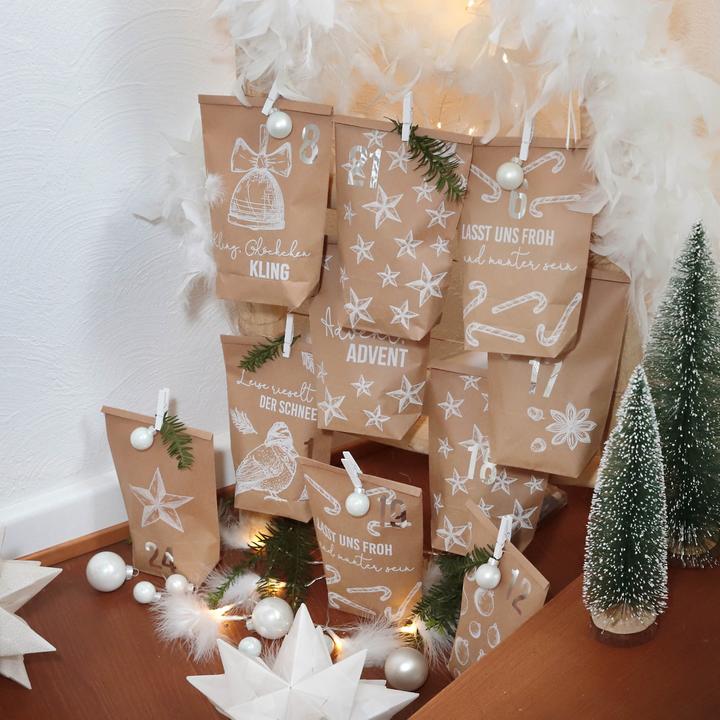 Produktbild Papierdrachen Weihnachtsverse