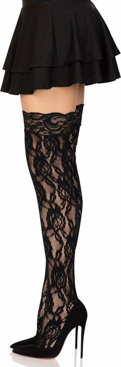 Actual product image Leg Avenue Rose Lace Stockings (One size)