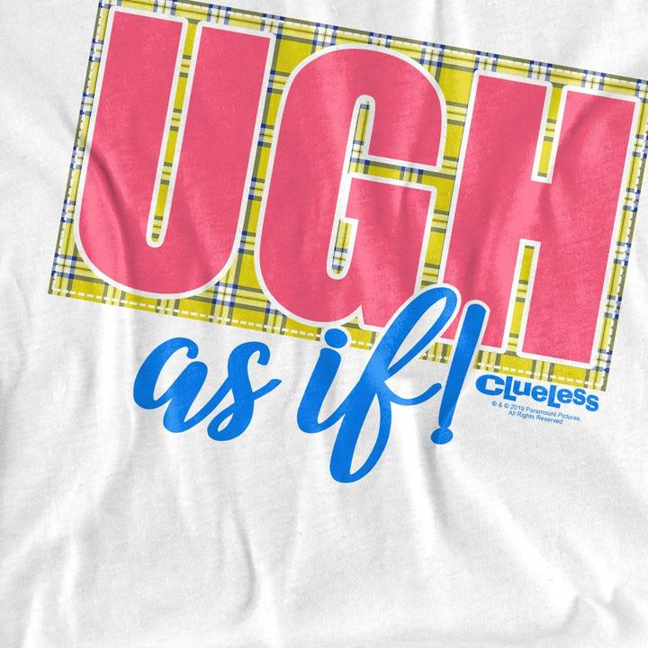 Immagine prodotto Clueless Ugh As If Maglietta Adulto Unisex (XL)