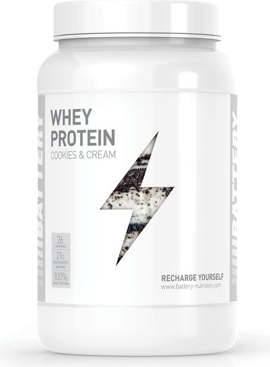 Actual product image Battery Nutrition Battery Whey Protein (Cookies & Cream, 1 pcs., 800 g)