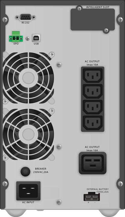 Produktbild Powerwalker VFI 3000 TGB 3000VA / 2700W Online USV Tower Doppelwandler SNMP Slot HID EBM Anschluss (3000 VA, 2700 W, Online-Doppelwandler USV)