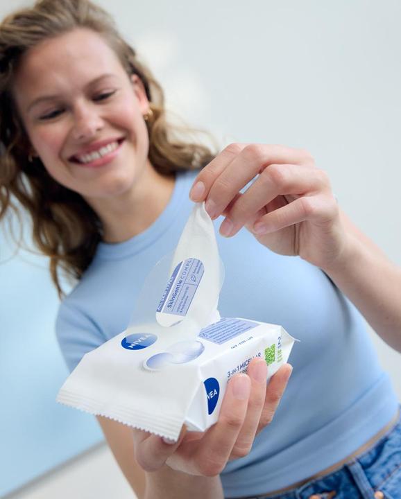 Immagine prodotto NIVEA Salviette detergenti 3in1 rinfrescanti Multipack 6 x 25 pezzi (Panni pulizia)