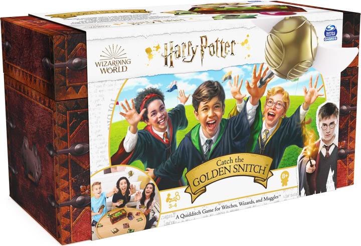 Actual product image Spin Master Harry Potter Caccia al Boccino d'oro, gioco di Quidditch da tavola per streghe, maghi e Babbani