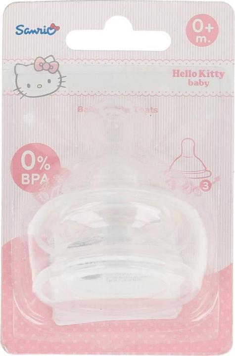 Produktbild Hello Kitty Schnuller Silikon für Flasche 0 m+ (2 Stk.) (2 x, ab Geburt)