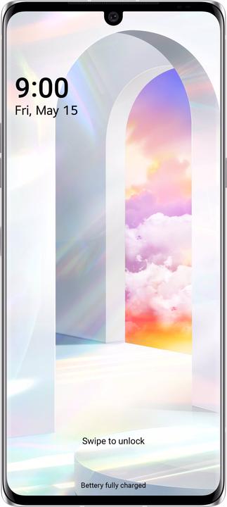 Actual product image LG Velvet (128 GB, Aurora White, 6.80", Single SIM, 48 Mpx, 5G)