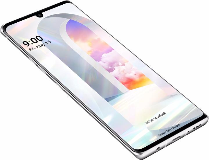 Actual product image LG Velvet (128 GB, Aurora White, 6.80", Single SIM, 48 Mpx, 5G)