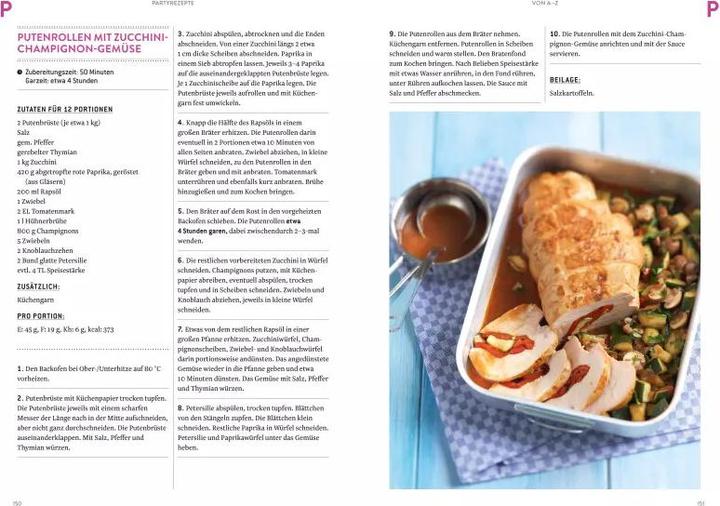 Actual product image Dr. Oetker Partyrezepte von A - Z (German, DrOetker, 2018)