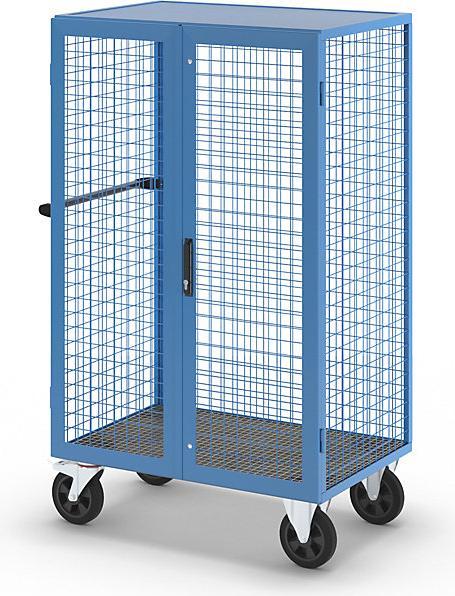 Produktbild eurokraft pro Gasflaschen-Gitterschrank, fahrbar, HxBxT 1800 x 1150 x 740 mm (115 cm, 180 cm)