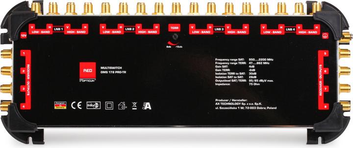Image du produit Opticum Multiswitch OMS 17/8 PRO-TR (Multi commutateur)