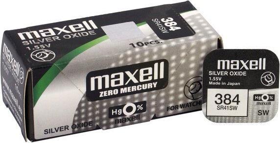 Produktbild Maxell SR41SW (10 Stk., LR41, 45 mAh)