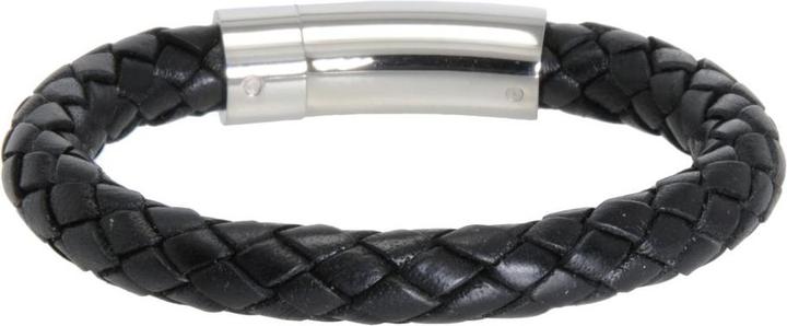 Actual product image Bijouteria Bracelet (22 cm, Leather, Stainless steel)