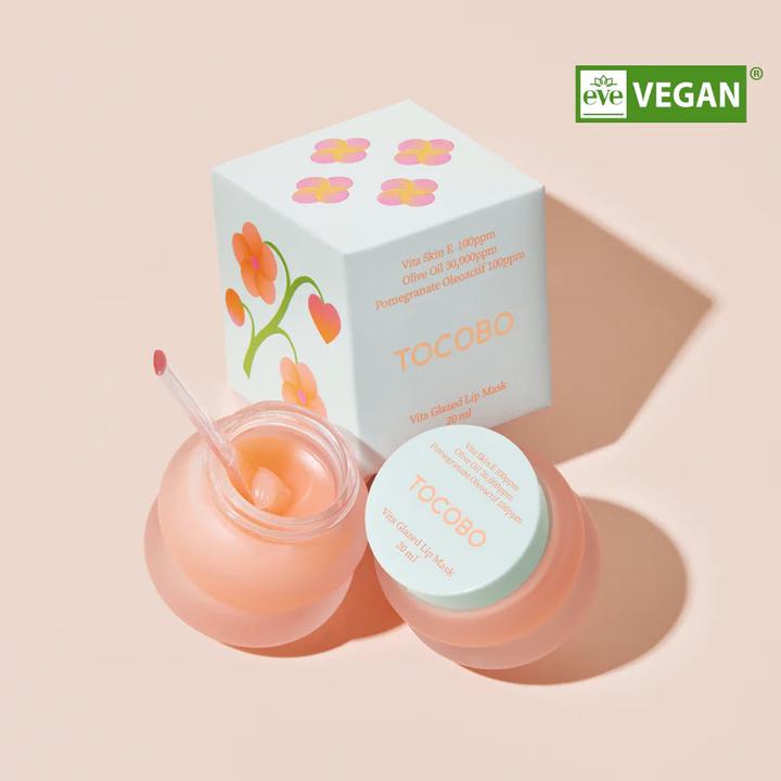 Image du produit Tocobo Vita Glazed Lip Mask 20ml Soin hydratant de nuit pour les lèvres (Baume, 20 ml)