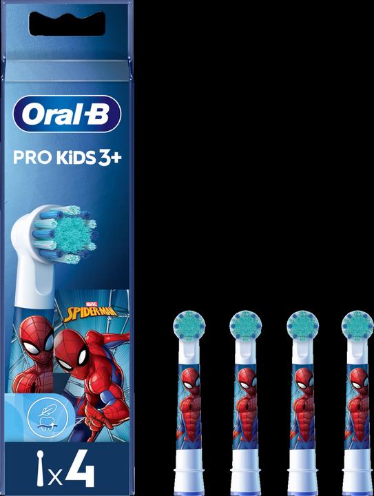 Productafbeelding Oral-B Opzetborstels Kids Spiderman 4 stuks. (4 x)