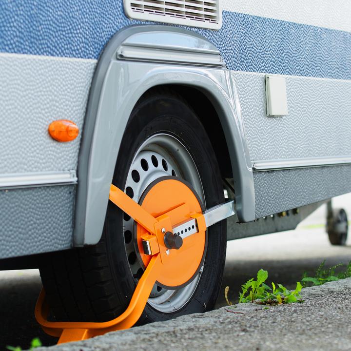 Actual product image Relaxdays Wheel claw