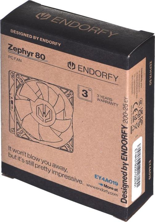 Actual product image Endorfy Case acc Fan 8cm Zephyr 80mm (80 mm, 1 x)