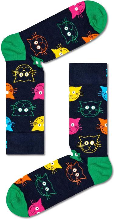 Actual product image Happy Socks Mixed Cat Gift Set (pack of 3, 36 - 40)