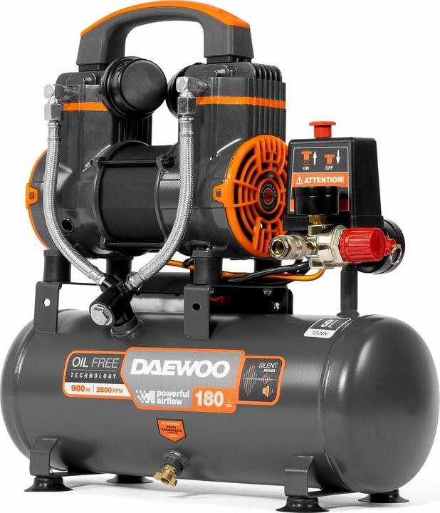 Produktbild Daewoo AIR COMPRESSOR 0.9KW 8L/DAC 180S (8 Bar, 8 l)