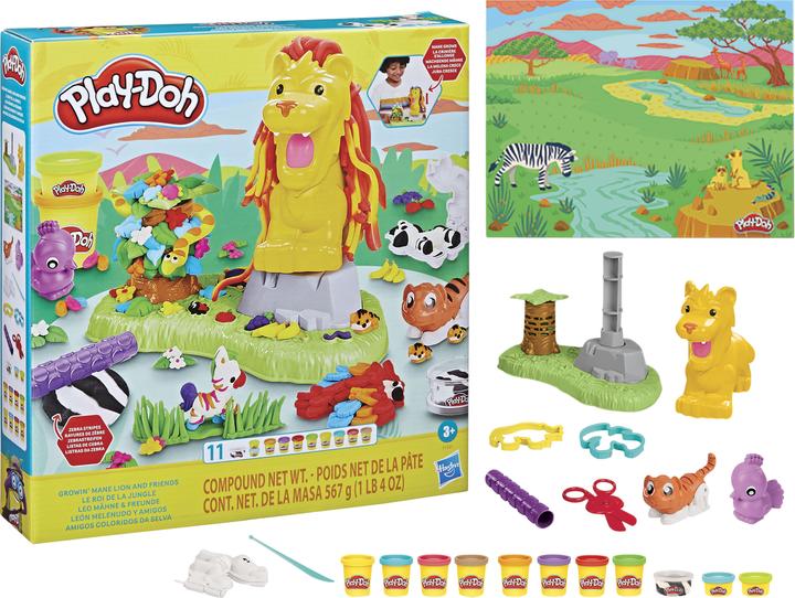 Produktbild Play-Doh Growin' Mane Lion & Friends