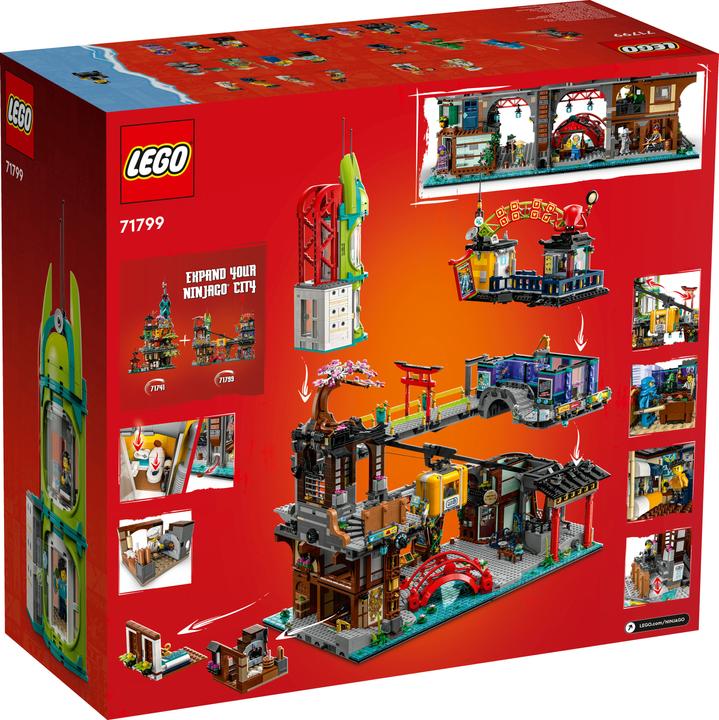 Actual product image LEGO Ninjago - Markets in the City (71799, LEGO Ninjago, LEGO Rare Sets)
