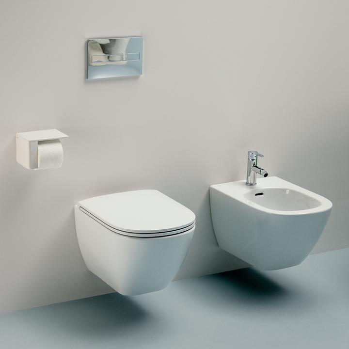 Actual product image ROCA Wall-hung WC LUA deep 360x520mm concealed. Fixation white