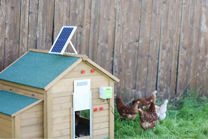 Produktbild Kerbl 70556 Solar-Akku-Set für automatische Hühnertür ab Version 1.3, Solarmodul